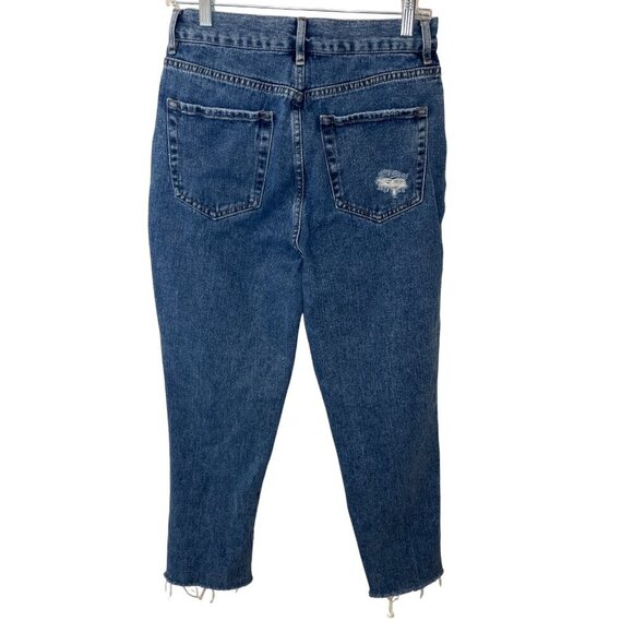 PacSun High Rise Straight Leg Distressed Denim Jeans Womens Size 28 - Picture 4 of 6